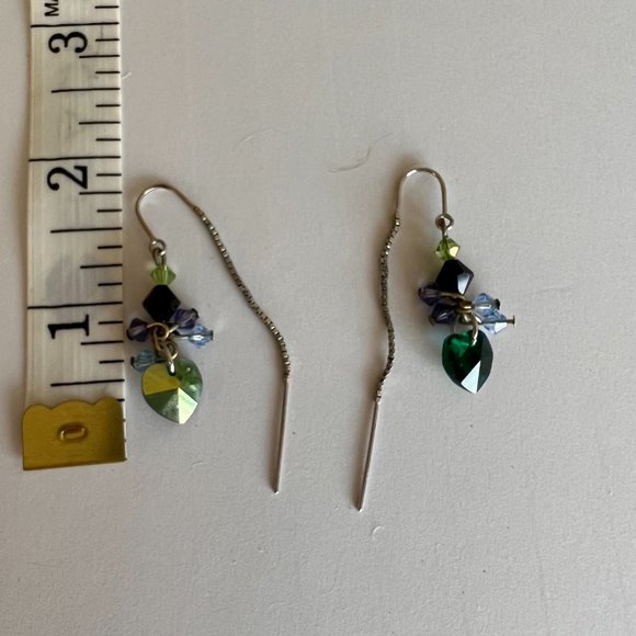 NWT/Box Touchstone Crystal by Swarovski Heart Earrings - Picture 5 of 9